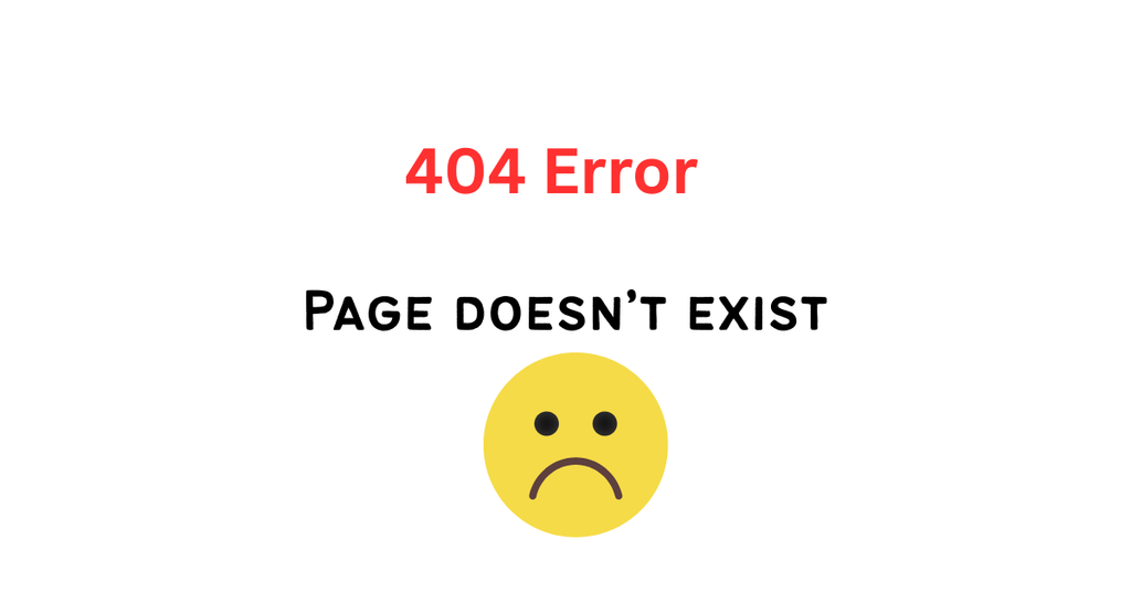 404 error